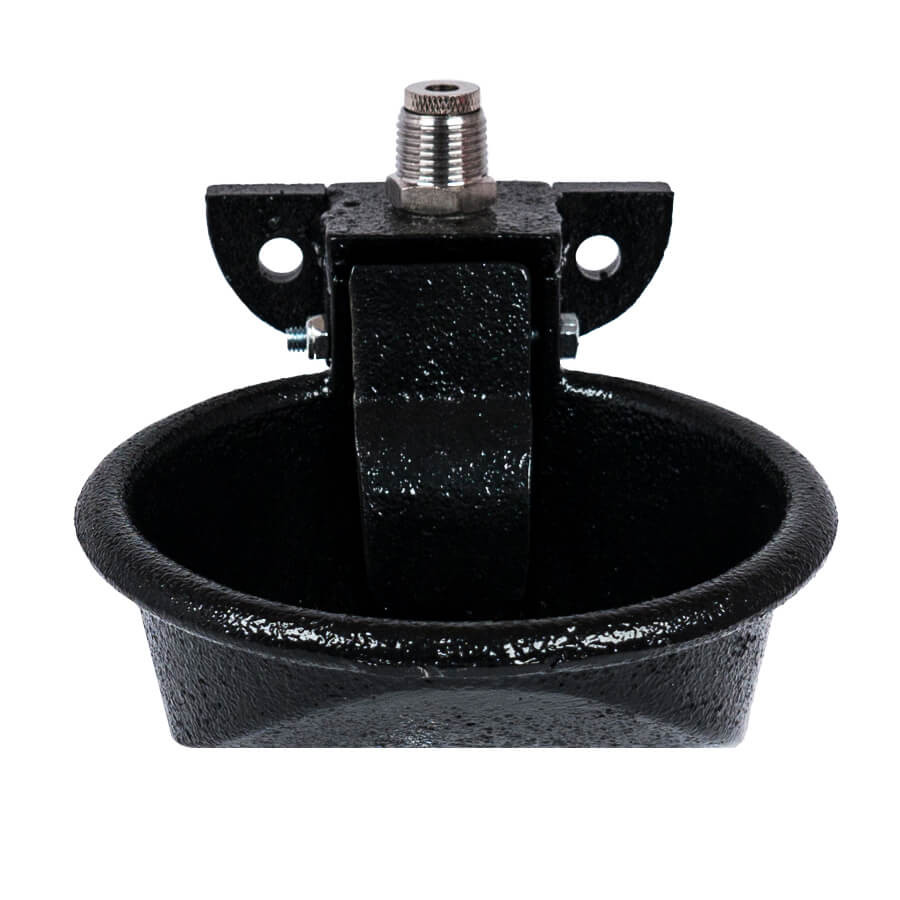 Чашечная поилка для свиней с рычагом (чугунная) Чашечная поилка для свиней с рычагом (чугунная)