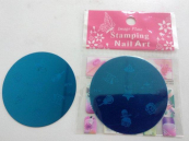 Диск-трафарет для стемпинга Nail Art Spamping Image Plate металличекий круглый № m14. Зображення №2 Диск-трафарет для стемпинга Nail Art Spamping Image Plate металличекий круглый № m14. Зображення №2