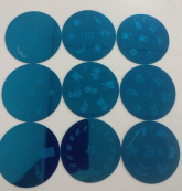 Диск-трафарет для стемпинга Nail Art Spamping Image Plate металличекий круглый № m14. Зображення №3 Диск-трафарет для стемпинга Nail Art Spamping Image Plate металличекий круглый № m14. Зображення №3