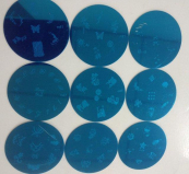 Диск-трафарет для стемпинга Nail Art Spamping Image Plate металличекий круглый № m14. Зображення №4 Диск-трафарет для стемпинга Nail Art Spamping Image Plate металличекий круглый № m14. Зображення №4