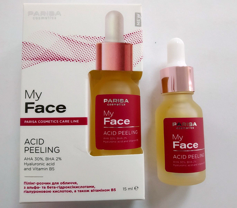 Кислотный пилинг для лица Parisa Cosmetics My Face Acid Peeling с гидроксикислотами 15 мл Кислотный пилинг для лица Parisa Cosmetics My Face Acid Peeling с гидроксикислотами 15 мл