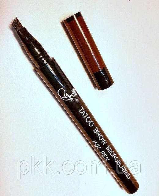Маркер для бровей с эффектом микроблейдинга FFleur Tattoo Brow BR-143 Чёрный Маркер для бровей с эффектом микроблейдинга FFleur Tattoo Brow BR-143 Чёрный