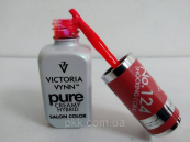 Гель лак для ногтей Victoria Vynn Pure Creamy Hybrid Salon color 8 мл № 124 Шокальный корал. Зображення №2 Гель лак для ногтей Victoria Vynn Pure Creamy Hybrid Salon color 8 мл № 124 Шокальный корал. Зображення №2