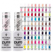 Гель лак для ногтей Victoria Vynn Pure Creamy Hybrid Salon color 8 мл № 124 Шокальный корал. Зображення №4 Гель лак для ногтей Victoria Vynn Pure Creamy Hybrid Salon color 8 мл № 124 Шокальный корал. Зображення №4