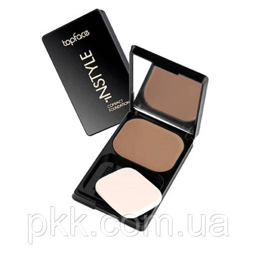 Компактная крем-пудра TopFace Instyle Compact Foundation PT259 № 06 Тёмно-бежевый Компактная крем-пудра TopFace Instyle Compact Foundation PT259 № 06 Тёмно-бежевый