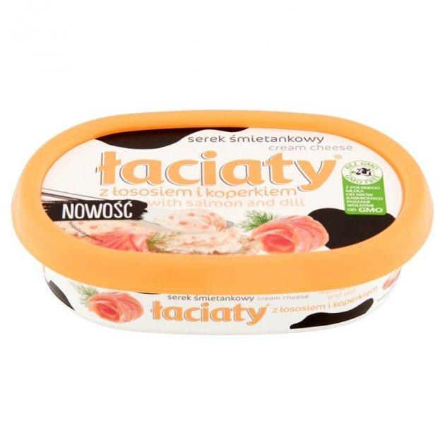 Сирна намазка Laciaty з лососем 135 г. Сирна намазка Laciaty з лососем 135 г.