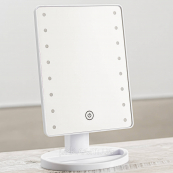 Зеркало косметическое настольное с LED-подсветкой La Rosa 4485 LMR Белое. Зображення №2 Зеркало косметическое настольное с LED-подсветкой La Rosa 4485 LMR Белое. Зображення №2