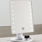 Зеркало косметическое настольное с LED-подсветкой La Rosa 4485 LMR Белое. Зображення №3 Зеркало косметическое настольное с LED-подсветкой La Rosa 4485 LMR Белое. Зображення №3