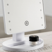 Зеркало косметическое настольное с LED-подсветкой La Rosa 4485 LMR Белое. Зображення №5 Зеркало косметическое настольное с LED-подсветкой La Rosa 4485 LMR Белое. Зображення №5