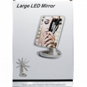 Зеркало косметическое настольное с LED-подсветкой La Rosa 4485 LMR Белое. Зображення №8 Зеркало косметическое настольное с LED-подсветкой La Rosa 4485 LMR Белое. Зображення №8