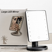 Зеркало косметическое настольное с LED-подсветкой La Rosa 4485 LMR Белое. Зображення №10 Зеркало косметическое настольное с LED-подсветкой La Rosa 4485 LMR Белое. Зображення №10