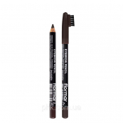 Олівець для брів Flormar Eyebrow Pencil № 405 Темно-коричневий. Зображення №3