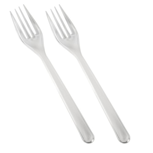 Виделка одноразова Швидkoff 100 шт. Прозора (10711) Виделка одноразова Швидkoff 100 шт. Прозора (10711)