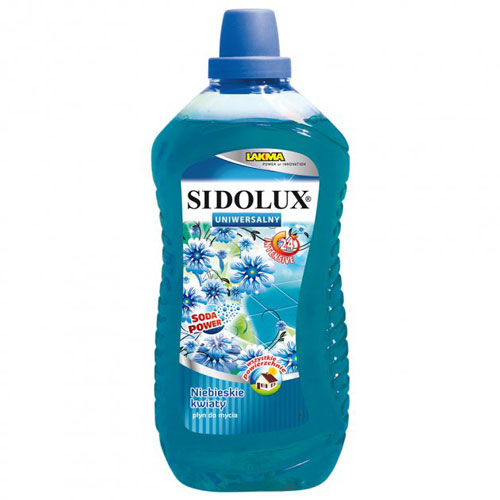 Средство для мытья пола Sidolux Голубые цветы 1 л (201004) Средство для мытья пола Sidolux Голубые цветы 1 л (201004)