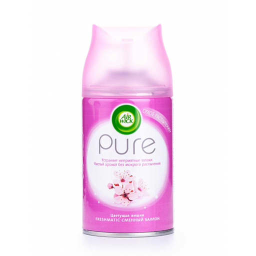 Змінний балон до автоматичного освіжувача Air Wick Pure Вишневий цвіт 250 мл (67036) Змінний балон до автоматичного освіжувача Air Wick Pure Вишневий цвіт 250 мл (67036)