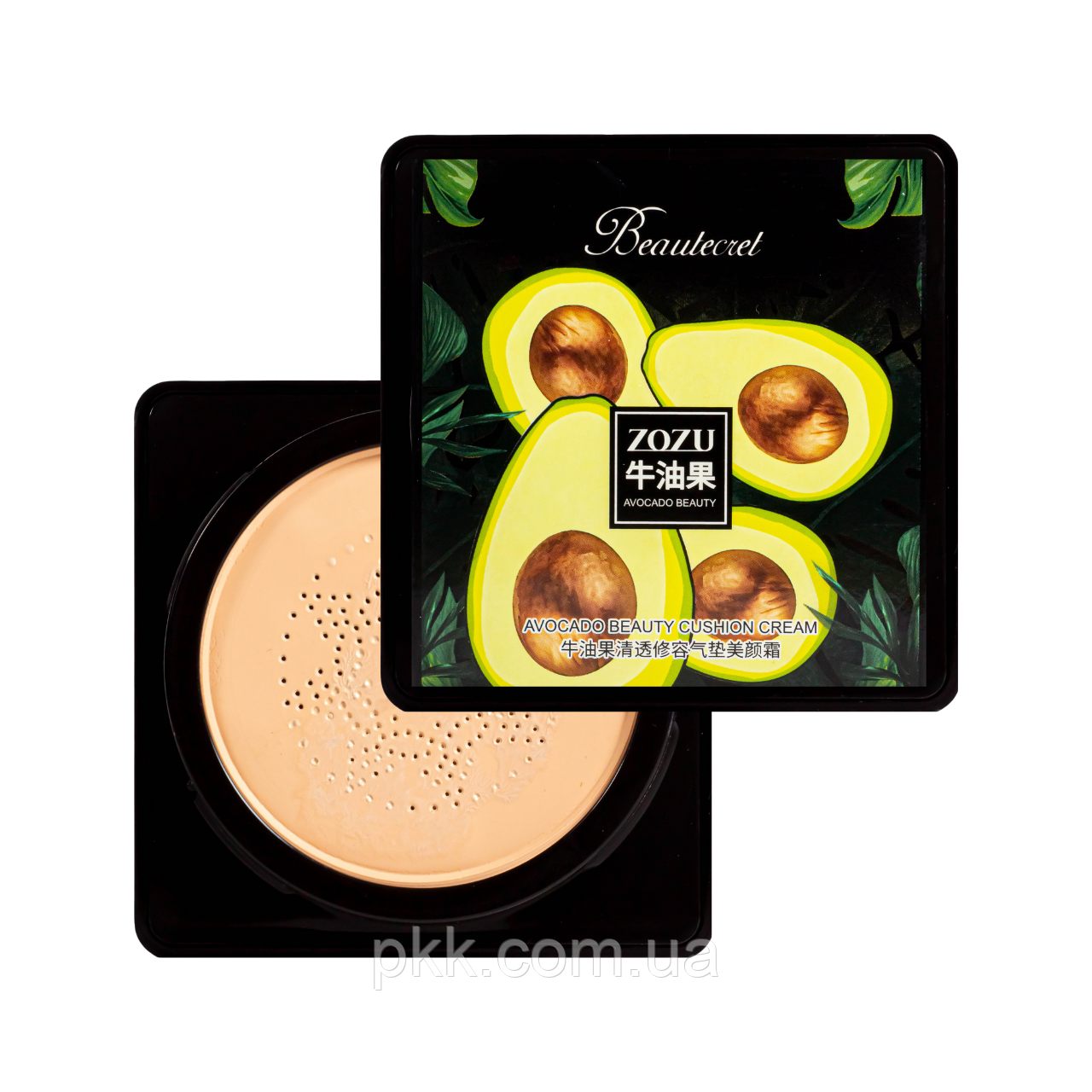 Кушон на основе экстракта авокадо Zozu Avocado Beauty Cream Concealer (тон 01) Кушон на основе экстракта авокадо Zozu Avocado Beauty Cream Concealer (тон 01)