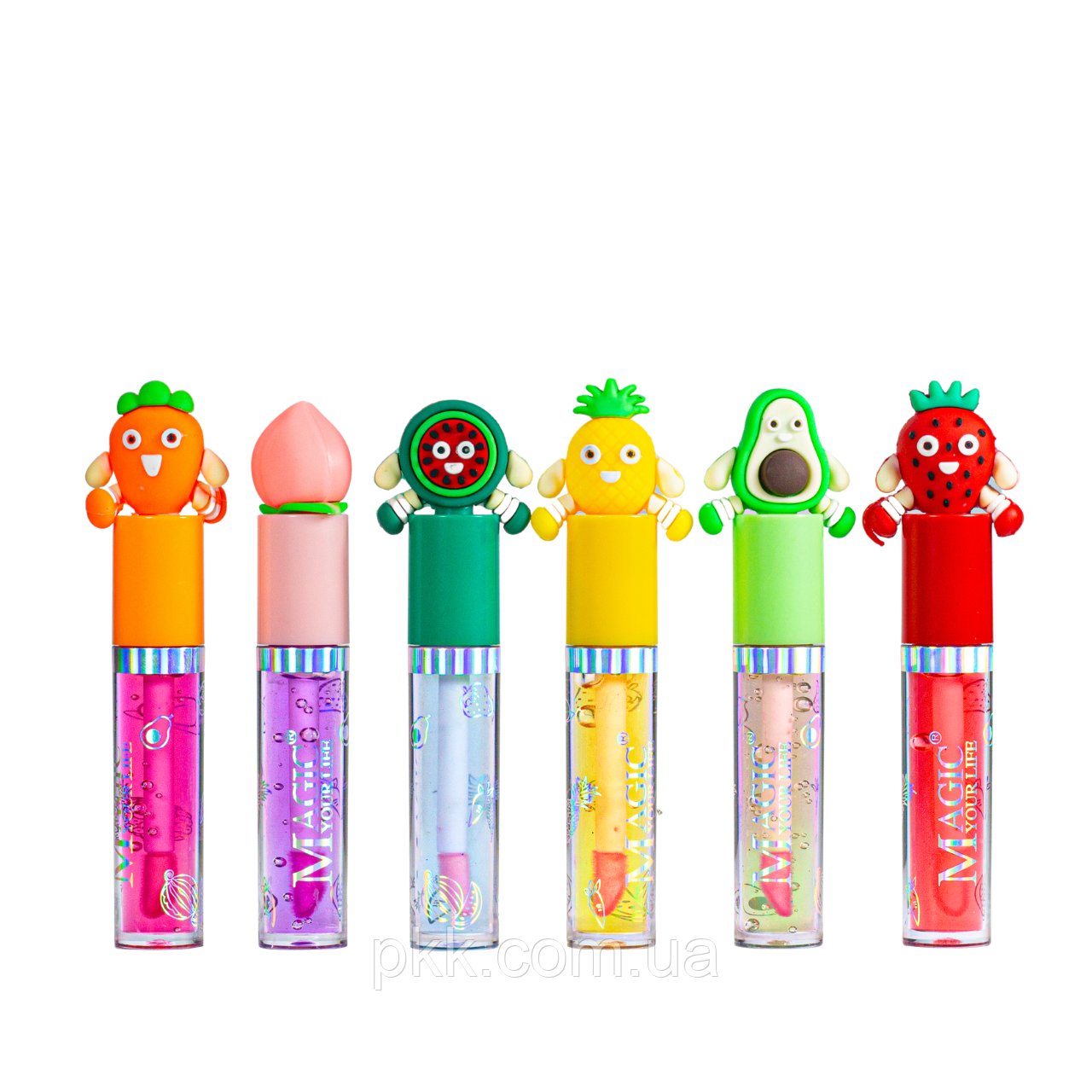 Блиск для губ проявний Magic Lip Gloss LC861 набір 6 шт. Блиск для губ проявний Magic Lip Gloss LC861 набір 6 шт.