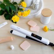 Щипці випрямляч для волосся MAGIO MG-586, праска для завивки волосся, прилад для завивки волосся. Зображення №5