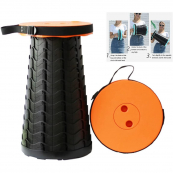 Розкладний стілець, складаний табурет Retractable Stool. Колір помаранчевий. Зображення №3 Розкладний стілець, складаний табурет Retractable Stool. Колір помаранчевий. Зображення №3