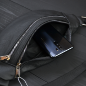 Якісна бананка з натуральної шкіри, сумка чоловіча - жіноча барсетка шкіряна. Зображення №6