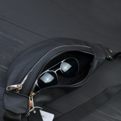 Якісна бананка з натуральної шкіри, сумка чоловіча - жіноча барсетка шкіряна. Зображення №7