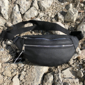 Якісна бананка з натуральної шкіри, сумка чоловіча - жіноча барсетка шкіряна. Зображення №15