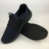 Кросівки чоловічі 42 розмір. Літні кросівки, молодіжні кросівки. Модель 39146. Колір: синій. Зображення №3