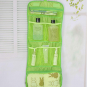 Органайзер дорожный сумочка косметичка Travel Storage Bag. Цвет: зеленый. Изображение №4