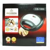 Сендвичница Crownberg CB-1069 Бутербродница, бутербродница гриль сендвичница, электробутербродница. Изображение №8 Сендвичница Crownberg CB-1069 Бутербродница, бутербродница гриль сендвичница, электробутербродница. Изображение №8
