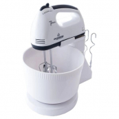 Миксер Crownberg CB-7320 ручной с подставкой и емкостью 2л 300 Вт на 7 скоростей, кухонный тестомес. Изображение №3