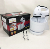 Миксер Crownberg CB-7320 ручной с подставкой и емкостью 2л 300 Вт на 7 скоростей, кухонный тестомес. Изображение №13