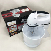 Миксер Crownberg CB-7320 ручной с подставкой и емкостью 2л 300 Вт на 7 скоростей, кухонный тестомес. Изображение №14