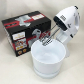 Миксер Crownberg CB-7320 ручной с подставкой и емкостью 2л 300 Вт на 7 скоростей, кухонный тестомес. Изображение №18