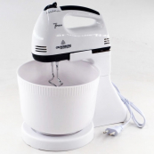 Миксер Crownberg CB-7320 ручной с подставкой и емкостью 2л 300 Вт на 7 скоростей, кухонный тестомес. Изображение №20