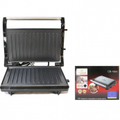 Гриль прижимной Crownberg CB-1067, Электрический контактный гриль для дома с терморегулятором 2000Вт. Изображение №5