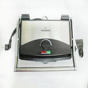 Гриль прижимной Crownberg CB-1067, Электрический контактный гриль для дома с терморегулятором 2000Вт. Изображение №7