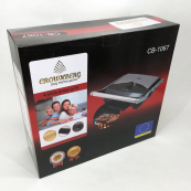 Гриль прижимной Crownberg CB-1067, Электрический контактный гриль для дома с терморегулятором 2000Вт. Изображение №10