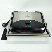 Гриль прижимной Crownberg CB-1067, Электрический контактный гриль для дома с терморегулятором 2000Вт. Изображение №14