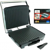 Гриль прижимной Crownberg CB-1067, Электрический контактный гриль для дома с терморегулятором 2000Вт. Изображение №21