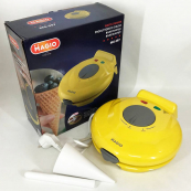 Вафельниця кругла Magio MG-397 1 секція 750 Вт, Електровафельниця для тонких вафель, електрична. Зображення №2