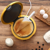 Вафельниця кругла Magio MG-397 1 секція 750 Вт, Електровафельниця для тонких вафель, електрична. Зображення №6