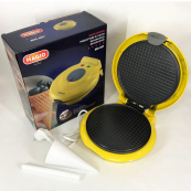 Вафельниця кругла Magio MG-397 1 секція 750 Вт, Електровафельниця для тонких вафель, електрична. Зображення №17