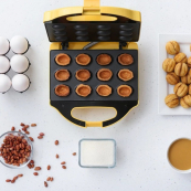 Вафельниця-Горішниця MAGIO МG-391, 750 Вт, якісна побутова вафельниця, електровафельниця. Зображення №2 Вафельниця-Горішниця MAGIO МG-391, 750 Вт, якісна побутова вафельниця, електровафельниця. Зображення №2