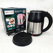Електрочайник Rainberg RB-808 2 л нержавіюча сталь, гарний електричний чайник. Колір: чорний. Зображення №3