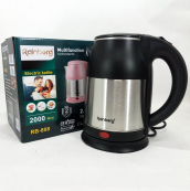 Електрочайник Rainberg RB-808 2 л нержавіюча сталь, гарний електричний чайник. Колір: чорний. Зображення №6