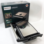 Гриль притискний Rainberg RB-5412 2800 Вт, Гриль для шаурми для дому, Гриль двосторонній контактний. Зображення №13