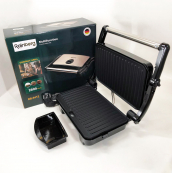 Гриль притискний Rainberg RB-5412 2800 Вт, Гриль для шаурми для дому, Гриль двосторонній контактний. Зображення №18