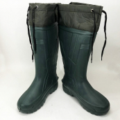 Сапоги качественные резиновые утепленные высокие 44р 29см, резиновые сапоги мужские рабочие. Изображение №7