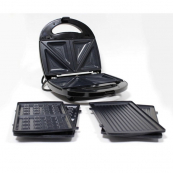 Мультимейкер Crownberg CB-1075 3 В 1 Гриль Сендвичница Вафельница. Изображение №10