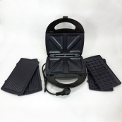 Мультимейкер Crownberg CB-1075 3 В 1 Гриль Сендвичница Вафельница. Изображение №17